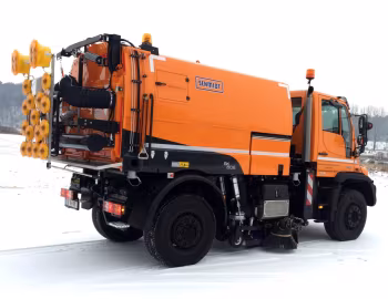 Mercedes-Benz Unimog U500 mit Schmidt SK 502 Kehr-Saug-Aufbau (Br.405) '2000–13