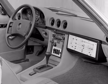 Panel frontal Mercedes-Benz 450 SL Methanol Antrieb (R107) '1974