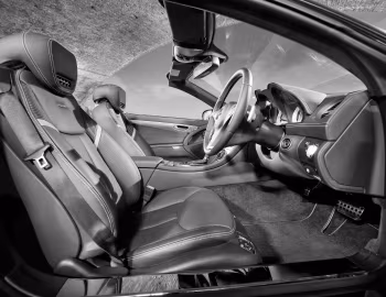 Interior Mercedes-Benz SL 350 Night Edition [UK-spec] (R230) '2010–11
