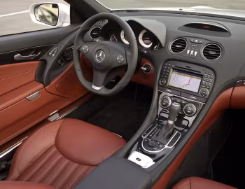 Interior 2009–11 Mercedes-Benz SL 550 [US-spec] (R230) '2008–11