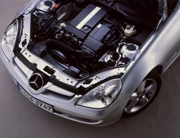 Bajo el capó Mercedes-Benz SLK 200 Kompressor (R171) '2004–07