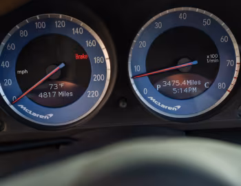 Tableau de bord Mercedes-Benz SLR McLaren Roadster "722S" McLaren Edition (R199) '2010