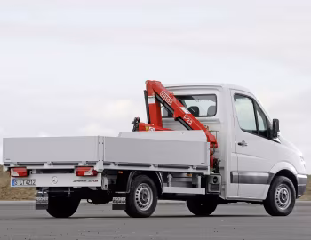 Mercedes-Benz Sprinter 313 CDI Fischer Pritschenwagen mit Kran Fassi F22A.22 (Br.906) '06.2006–13