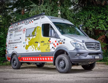 Mercedes-Benz Sprinter 319 CDI 4×4 "Every Mile Counts" Charity Campaign Support Vehicle [Switzerland] (Br.906) '08.2016