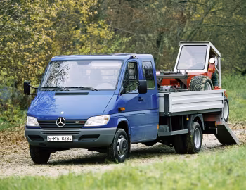 Mercedes-Benz Sprinter 616 CDI бортовой грузовик с двойной кабиной (Br.905) '04.2001–02