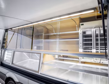 Interior Mercedes-Benz Sprinter BSK Verkaufsmobile (Br.906) '2015–18