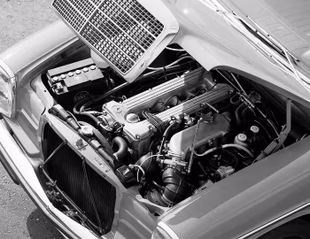 Bajo el capó Mercedes-Benz ''Strich-Acht'' (Br.114) '07.1967–12.1976