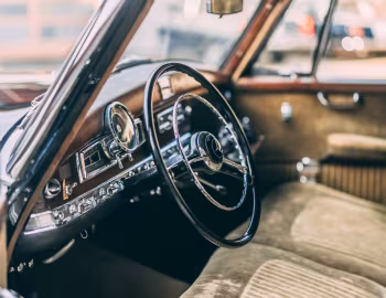 Interior Mercedes-Benz 300 Limousine mit Schiebedach (W186 IV) '1955–57