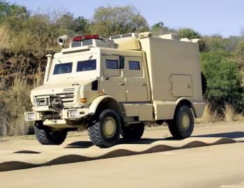 Mercedes-Benz Armored Unimog U 5000 Double Cab (Br.437.4) '2002–13