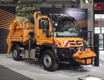 Mercedes-Benz Unimog U 530 Absetzkipper mit Kran '2026