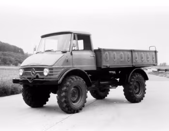 Mercedes-Benz Unimog with all-steel cab and long platform (Br.416) '09.1965–????