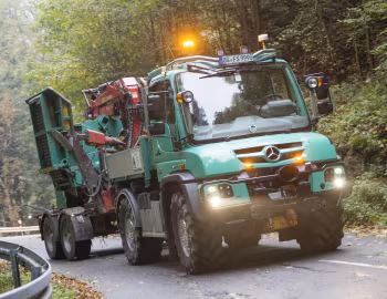 Mercedes-Benz Unimog U430 mit Pritsche und Palfinger Epsilon-Ladekran C60F [Germany] '2015–pr.
