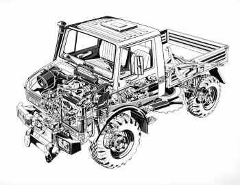Mercedes-Benz Unimog U 1000 (Br.424) '12.1976–89