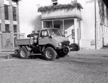 Mercedes-Benz Unimog U 65 mit Schienensystemen (Br.406) '1963–65