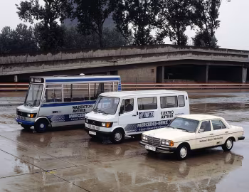 Mercedes-Benz E-Klasse Limousine, Mercedes-Benz 307 D City-Bus Vetter, Mercedes-Benz 307 E