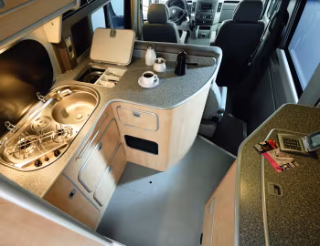 Interior Mercedes-Benz Sprinter Westfalia Sven Hedin (Br.906) '2009–12