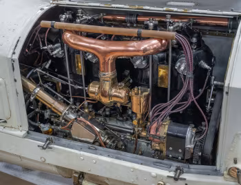 Bajo el capó Mercedes 140 PS Grand Prix Rennwagen '1908