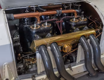 Bajo el capó Mercedes 140 PS Grand Prix Rennwagen '1908