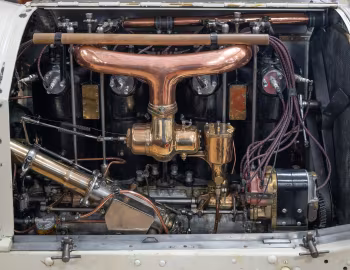 Bajo el capó Mercedes 140 PS Grand Prix Rennwagen '1908