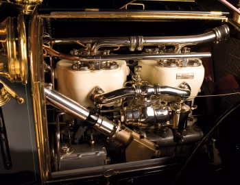 Bajo el capó Mercedes 38/70 HP Touring '1911