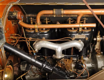 Bajo el capó Mercedes 45 HP 4-seat Tourabout '1910