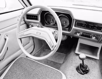 Painel frontal 1975 Mercury Bobcat Runabout (20 64H) '09.1974–09.1975