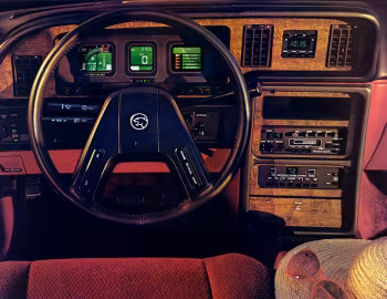 Painel frontal 1985 Mercury Cougar LS '10.1984–09.1985
