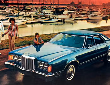 1977 Mercury Cougar Brougham Sedan (94 53K)
