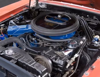 Sob o capô 1969 Mercury Cougar XR-7 Convertible (76)