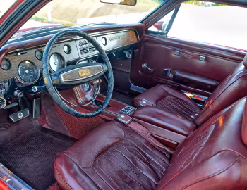 Painel frontal 1968 Mercury Cougar XR-7 G