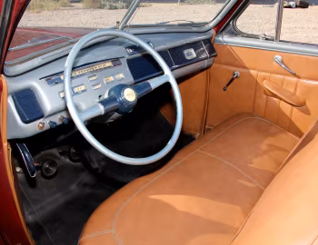 Painel frontal 1940 Mercury Eight Convertible Sedan (09A 74)