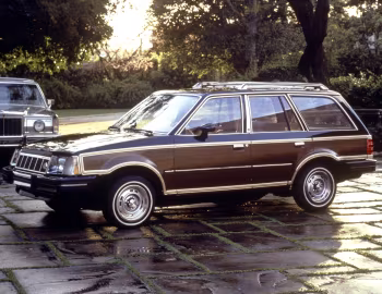 1981 Mercury Lynx GL 4-door Liftgate Station Wagon with Villager Woodtone Option (65/60Z 74D)