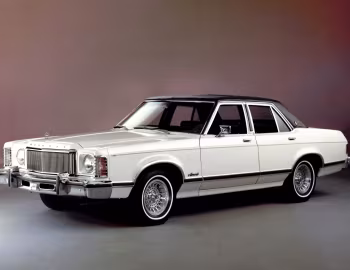 1977 Mercury Monarch Ghia 4-door Sedan (37 54K)