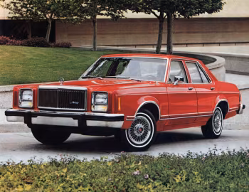 1980 Mercury Monarch Ghia 4-door Sedan (34 54H)