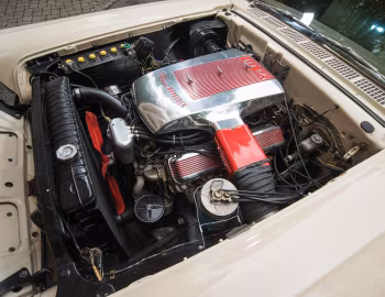 Sob o capô 1958 Mercury Montclair Phaeton Super Marauder Coupe (63B)