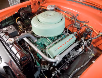 Sob o capô 1954 Mercury Monterey Convertible (76В)