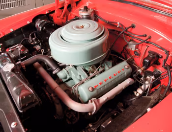 Sob o capô 1954 Mercury Monterey Hardtop Coupe (60B)