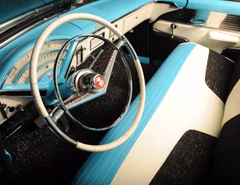 Painel frontal 1955 Mercury Monterey Station Wagon (79C)