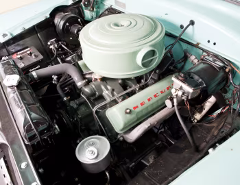 Sob o capô 1954 Mercury Monterey Sun Valley Hardtop Coupe (60F)