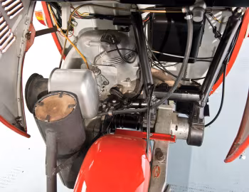 Sous la capuche Messerschmitt KR200 Cabriolet '1952–64