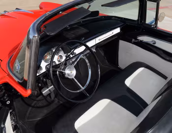 Интерьер 1956 Meteor Rideau Sunliner Convertible (76B)