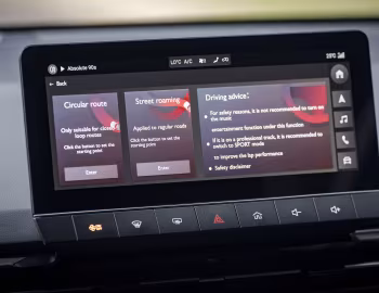 Interior MG4 EV XPower [UK-spec] '2023–26