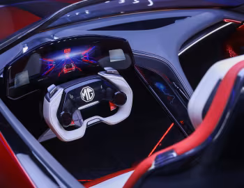 Painel frontal MG Cyberster Concept '04.2021