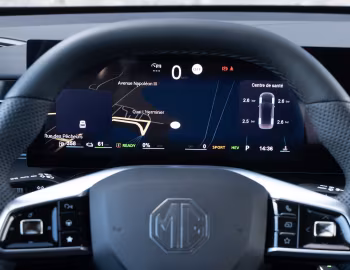 Tableau de bord MG EHS PHEV [EU-spec] '2024–pr.
