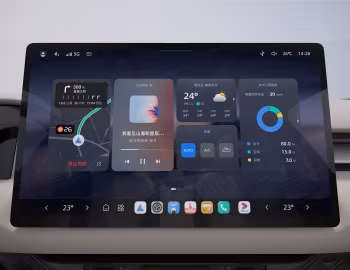 Interior MG ES5 [China] '2024–pr.