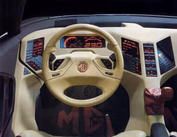 Painel frontal MG EX-E Concept '1985