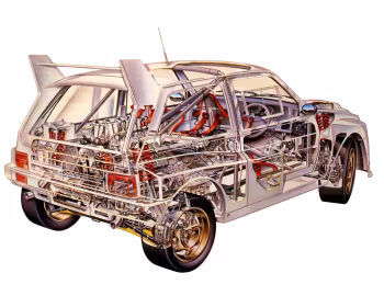 MG Metro 6R4 Group B Rally Car '1985–86