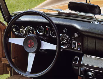 Painel frontal 1975–80 MG Midget 1500 [North America] '1974–80