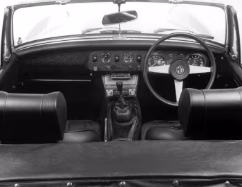 Painel frontal MG Midget 1500 [UK-spec] '1974–12.1980