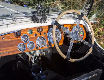 Painel frontal MG NB Magnette Tourer by Bertelli '1935–36